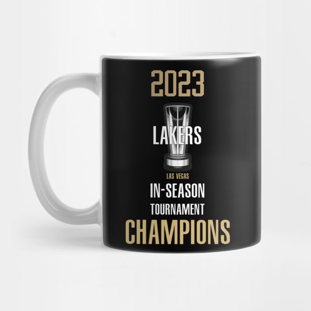 Lakers - In -Season champs 2023 by Buff Geeks Art